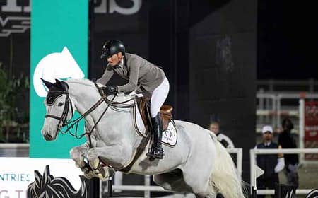 Celine Schoone at the Al Shira'aa Horse Show 2024
